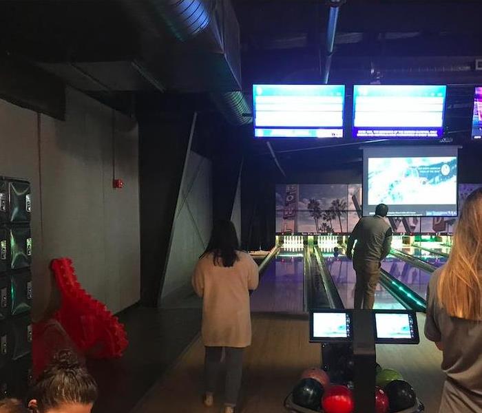 employees and clients bowling