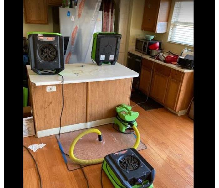 equipment set in kitchen of residential home